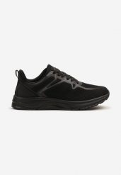 Czarne Buty Sportowe Sneakersy z Geometrycznym Wzorem Odirina. Czarne buty sportowe męskie Born2be, z aplikacjami, bez zapięcia. Za 109.99 zł.