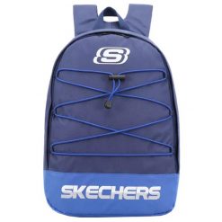 Plecak unisex Skechers Pomona Backpack pojemność 18 L. Niebieskie plecaki damskie Skechers, bez wzorów, sportowe. Za 69.99 zł.