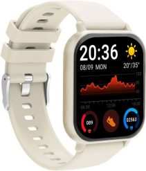 Smartwatch Denver Beige beżowy (SWC-176BE). Brązowe zegarki smartwatch Denver, bez wzorów. Za 54.30 zł.