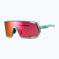 Okulary przeciwsłoneczne Shimano CE-TCNM2 Technium teal/ridescape road. Zielone okulary przeciwsłoneczne damskie Shimano. Za 409.99 zł.