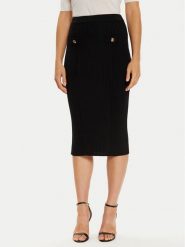 Luisa Spagnoli Spódnica ołówkowa Maionese 58497 Czarny Slim Fit. Czarne spódnice damskie Luisa Spagnoli, s, bez wzorów, z wełny, ołówkowe. Za 1,199.00 zł.