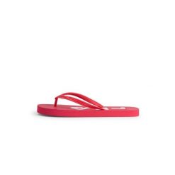 Klapki damskie Fila Troy. Czerwone klapki damskie Fila, na lato, bez wzorów, z materiału, bez obcasa, bez zapięcia. Za 31.90 zł.
