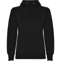 Bluza Z Kapturem Z Polibawełny Dla Kobiet. Czarne bluzy damskie ROLY, xl, bez wzorów, bez ramiączek, z kapturem. Za 97.99 zł.
