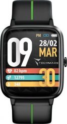 Smartwatch Techmade TM-MOVE-BKG Zielony. Zielone zegarki smartwatch Techmade, bez wzorów. Za 335.30 zł.