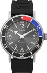Zegarek Timex Zegarek męski Timex TW2V71800 czarny. Czarne zegarki męskie Timex, bez wzorów. Za 439.00 zł.
