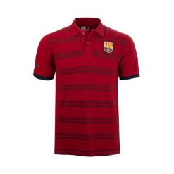 Koszula z kołnierzykiem męska Barcelona. Czerwone koszule męskie FC BARCELONA, m, bez wzorów, sportowe, bez kołnierzyka, bez ramiączek. Za 187.63 zł.