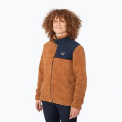 Bluza polarowa damska Wild Country Spotter. Brązowe bluzy damskie WILD COUNTRY, bez wzorów, z polaru, sportowe, bez ramiączek, bez kaptura. Za 409.99 zł.