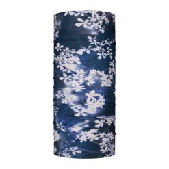 Chusta wielofunkcyjna Buff Coolnet UV+ Mims Night Blue. Niebieskie szaliki męskie Buff, bez wzorów. W wyprzedaży za 74.93 zł.