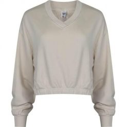 Bluza sportowa damska Reebok HS4737. Białe bluzy damskie Reebok, s, bez wzorów, z bawełny, sportowe, bez ramiączek, bez kaptura. Za 172.00 zł.