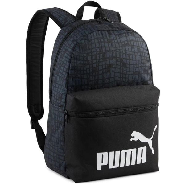 Plecak Puma Phase Aop Backpack 22L. Czarne plecaki męskie Puma, bez wzorów, z materiału. Za 190.00 zł.
