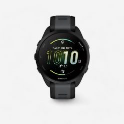 Zegarek smartwatch Garmin Forerunner 165 Music Black/Grey. Czarne, cyfrowe zegarki męskie Garmin, z aplikacjami. Za 1,199.00 zł.