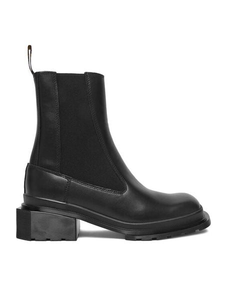 Dr. Martens Sztyblety Maybole Chelsea 32069001 Czarny. Czarne botki damskie Dr. Martens, bez wzorów, ze skóry, bez obcasa, na płaskiej podeszwie, bez zapięcia. Za 829.99 zł.