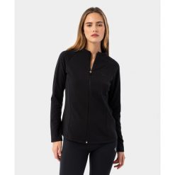 Bluza z zamkiem ocieplana dla kobiet Carpatree Aspen. Czarne bluzy damskie Carpatree, s, bez wzorów, bez ramiączek, bez kaptura. W wyprzedaży za 191.99 zł.