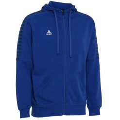 Bluza dresowa męska rozpinana z kapturem Select ZIP Hoody TORINO niebieska. Niebieskie bluzy męskie Select, m, bez wzorów, z dresówki, z kapturem. W wyprzedaży za 194.90 zł.