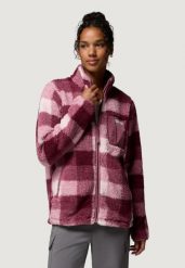 Bluza Kobieta COLUMBIA West Bend Print Full Zip II. Czerwone bluzy damskie Columbia, xs, bez wzorów, z materiału, sportowe, bez ramiączek, bez kaptura. Za 387.25 zł.