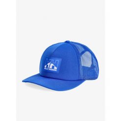 Czapka z daszkiem Helly Hansen HH Trucker Cap - cobalt 2.0. Niebieskie czapki damskie Helly Hansen, bez wzorów, sportowe. Za 98.99 zł.