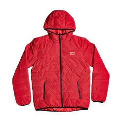Kurtka męska DC Shoes Turner Puffer Hooded. Czerwone kurtki męskie DC Shoes, m, bez wzorów, z puchu, sportowe, bez kaptura. Za 490.00 zł.