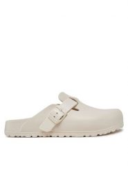 Birkenstock Klapki Boston Eva 1027382 Écru. Klapki damskie Birkenstock, bez wzorów, z tworzywa sztucznego, bez obcasa, bez zapięcia. Za 299.99 zł.