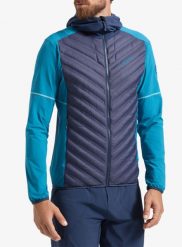Kurtka do biegania La Sportiva Koro Jacket. Niebieskie kurtki męskie La Sportiva, na zimę, s, bez wzorów, z elastanu, bez kaptura, do biegania, primaloft. Za 714.99 zł.