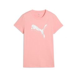 Koszulka damska Puma Ess Metallic. Czerwone koszulki sportowe damskie Puma, bez wzorów, bez ramiączek. Za 190.00 zł.