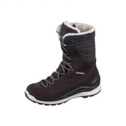 Buty trekkingowe damskie Lowa Barina Anthracite Champagner. Brązowe obuwie trekkingowe damskie Lowa, z materiału, bez zapięcia. Za 1,118.00 zł.