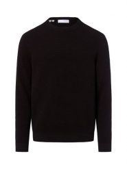 Selected sweter z dzianiny - SLHRoss Mężczyźni Bawełna czarny, XXL. Czarne swetry męskie Selected, m, bez wzorów, z bawełny, eleganckie, bez kołnierzyka, bez ramiączek. Za 249.95 zł.