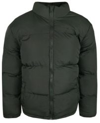Delikatnie Ocieplona Kurtka Jesienno-Zimowa - Brave Soul - Ciemna Zieleń. Zielone kurtki męskie Brave Soul, na zimę, l, bez wzorów, z materiału, bez kaptura. Za 199.00 zł.