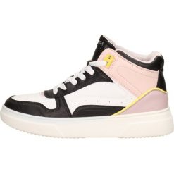 Białe sportowe buty damskie Vinceza 8786 Wt/bk. Białe obuwie sportowe damskie VINCEZA, bez wzorów, ze skóry, bez zapięcia. Za 179.00 zł.