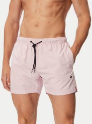 Beverly Hills Polo Club Szorty kąpielowe P-SS26M-UNION Różowy jasny Regular Fit. Czerwone kąpielówki męskie Beverly Hills Polo Club, bez wzorów, z syntetyku. Za 108.99 zł.
