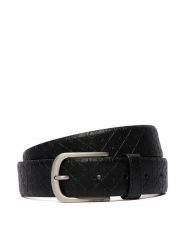 Calvin Klein Pasek Casual Pin Buckle Aop 32Mm Fixed LV04D7074G Czarny. Czarne paski męskie Calvin Klein, ze skóry, casualowe. Za 209.99 zł.