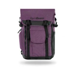 Plecak turystyczny wodoodporny 25 L Adventure. Fioletowe plecaki męskie GYMBEAM, bez wzorów, z materiału, biznesowe. Za 142.90 zł.
