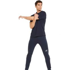 Spodnie Puma Teamfinal Casuals Pants, Mężczyźni. Niebieskie spodnie sportowe męskie Puma, m, bez wzorów, z bawełny, do piłki nożnej. Za 248.99 zł.