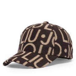Czapka z daszkiem Liu Jo. Brązowe czapki damskie Liu Jo, bez wzorów. Za 199.99 zł.