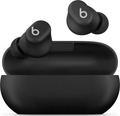 Słuchawki Apple Beats Solo Buds czarne (MUVW3ZM/A). Czarne słuchawki bezprzewodowe Apple. Za 459.00 zł.