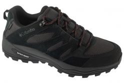 Buty trekkingowe męskie, Redmond IV Low WP. Czarne trekkingi męskie Columbia, z materiału, przed kostkę, bez zapięcia. Za 349.99 zł.