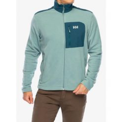 Bluza z zamkiem męska Helly Hansen Daybreaker Block Jacket. Zielone bluzy męskie Helly Hansen, m, bez wzorów, bez ramiączek, bez kaptura. Za 260.99 zł.