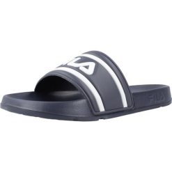 Klapki Fila Model Morro Bay Kolor Niebieski. Białe klapki męskie Fila, bez wzorów, z materiału, bez zapięcia. Za 79.00 zł.