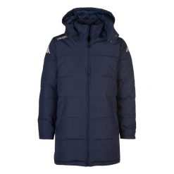 Kurtka puchowa o średniej długości Kappa Seddolo. Niebieskie kurtki męskie Kappa, m, bez wzorów, z puchu, casualowe, bez kaptura. Za 373.85 zł.
