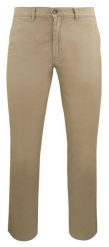 Męskie, Bawełniane Spodnie Typu Chinos - Victorio - Jasny Camel. Brązowe eleganckie spodnie męskie Victorio, bez wzorów, z bawełny. Za 269.00 zł.