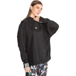 Adidas Originals Bluza Czarny. Czarne bluzy damskie adidas Originals, bez wzorów, z bawełny, bez ramiączek, bez kaptura. Za 283.95 zł.
