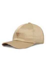Guess Czapka z daszkiem AW5396 POL01 Beżowy. Brązowe czapki damskie Guess, z aplikacjami, z materiału. Za 159.99 zł.