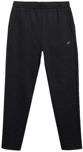 Spodnie dresowe 4F męskie czarne Treningowe S. Czarne spodnie sportowe męskie 4F, m, bez wzorów, z dresówki. Za 73.45 zł.