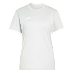 Koszulka damska adidas Entrada Tee. Białe bluzki damskie Adidas, bez wzorów, z bawełny, klasyczne, bez kołnierzyka, bez ramiączek. Za 78.99 zł.
