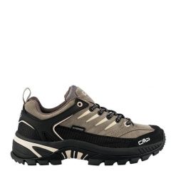 Buty trekkingowe damskie RIGEL 2.0 LOW skóra wodoodporne. Brązowe obuwie trekkingowe damskie CMP, z gumy, bez zapięcia. Za 549.99 zł.