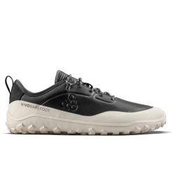 Buty męskie Vivobarefoot TRACKER LEATHER AT LOW MENS OBSIDIAN/WHITE (309534-04). Czarne buty zimowe męskie Vivobarefoot, bez wzorów, bez obcasa, bez zapięcia. Za 589.00 zł.