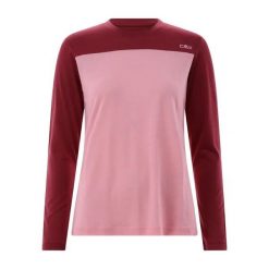 Sweter damski CMP Kildar. Czerwone swetry nierozpinane damskie CMP, xl, bez wzorów, z materiału, bez kołnierzyka, bez ramiączek. Za 253.00 zł.
