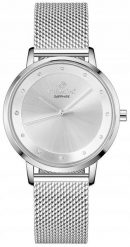 Zegarek Giewont Zegarek Damski Giewont Sapphire Srebrny GW4130-B1. Niebieskie zegarki damskie Giewont, srebrne. Za 203.61 zł.