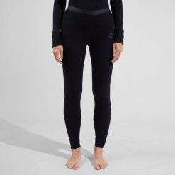 Legginsy termoaktywne damskie Odlo MERINO 260. Czarne bielizna sportowa damska ODLO, s, bez wzorów. Za 529.99 zł.