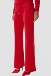 JUICY COUTURE Czerwone spodnie dresowe damskie Layla Low Rise Pocket, Rozmiar XS. Czerwone spodnie dresowe damskie Juicy Couture, bez wzorów, z dresówki, z obniżonym stanem. W wyprzedaży za 200.99 zł.