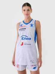 4F Koszulka meczowa replika domowa z sezonu 2024/25 damska 4F x Enea AZS Gorzów Wielkopolski - multikolor L. Koszulki sportowe damskie 4F, l, bez wzorów, z dzianiny, bez ramiączek, na fitness i siłownię. Za 199.99 zł.